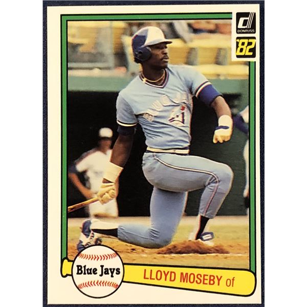 1982 DONRUSS BASEBALL LLOYD MOSEBY