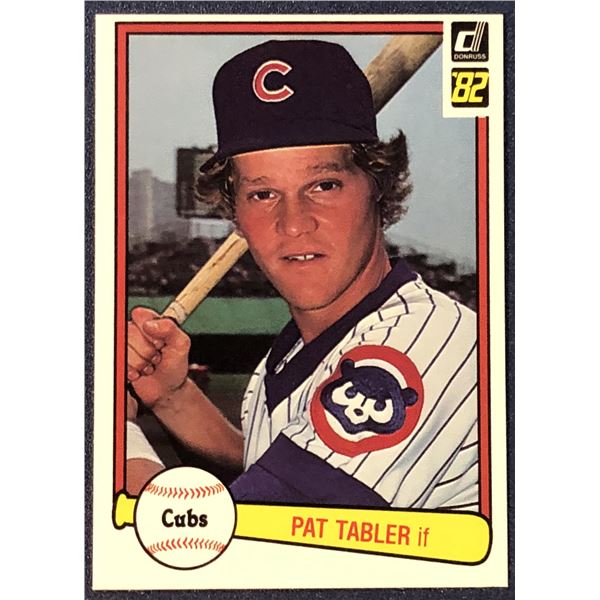 1982 DONRUSS BASEBALL PAT TABLER ROOKIE CARD