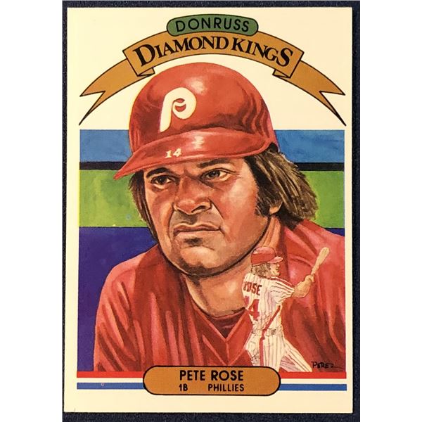 1982 DONRUSS BASEBALL PETE ROSE