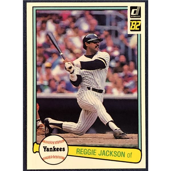 1982 DONRUSS BASEBALL REGGIE JACKSON (HOF)