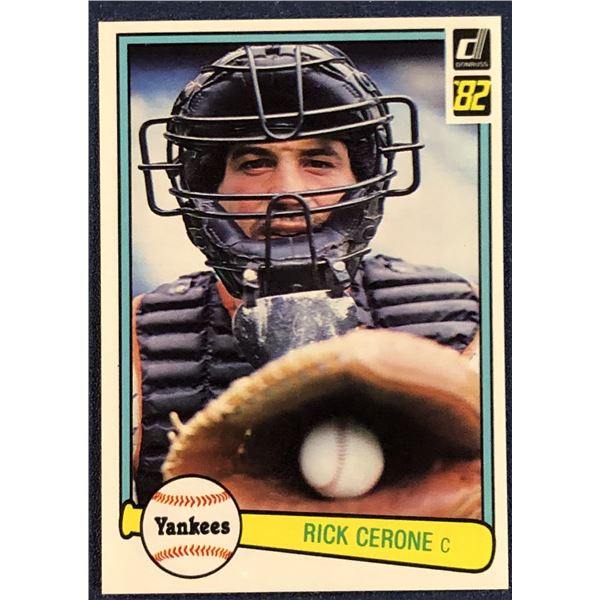 1982 DONRUSS BASEBALL RICK CERONE