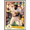 Image 1 : 1982 DONRUSS BASEBALL RICKEY HENDERSON (HOF)