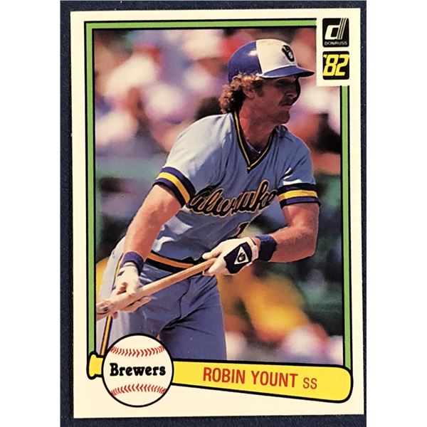 1982 DONRUSS BASEBALL ROBIN YOUNT (HOF)