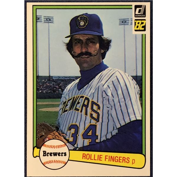 1982 DONRUSS BASEBALL ROLLIE FINGERS (HOF)