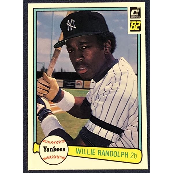 1982 DONRUSS BASEBALL WILLIE RANDOLPH