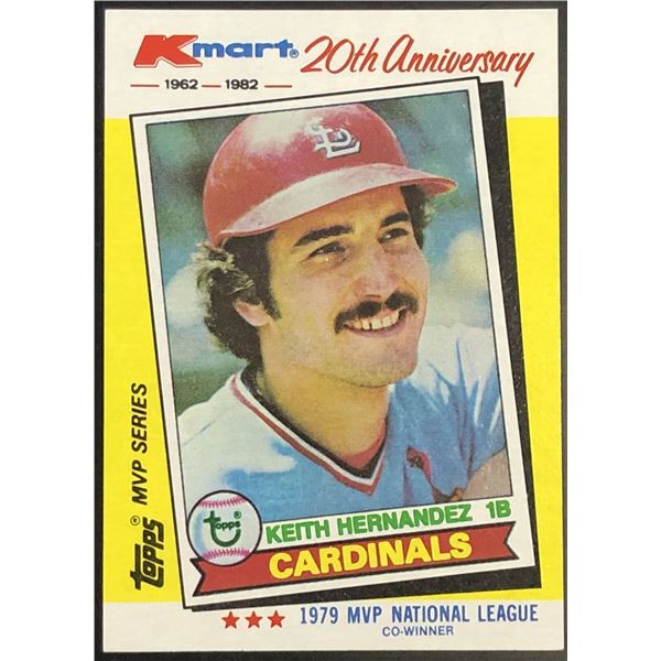 1982 TOPPS K-MART KEITH HERNANDEZ (HOF)