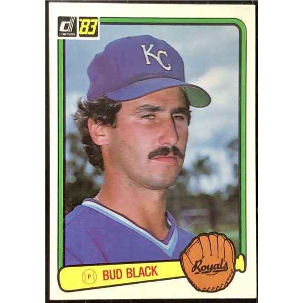 1983 DONRUSS BUD BLACK ROOKIE CARD