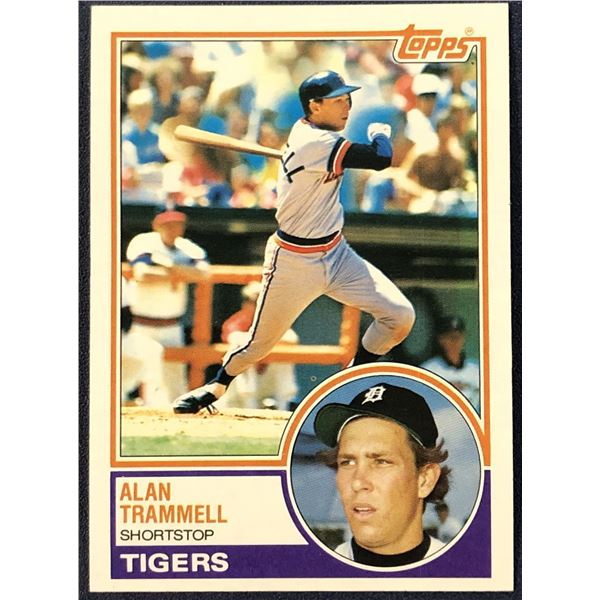 1983 TOPPS ALAN TRAMMELL (HOF)