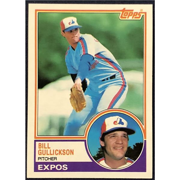 1983 TOPPS BILL GULLICKSON
