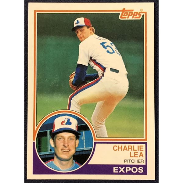 1983 TOPPS CHARLIE LEA