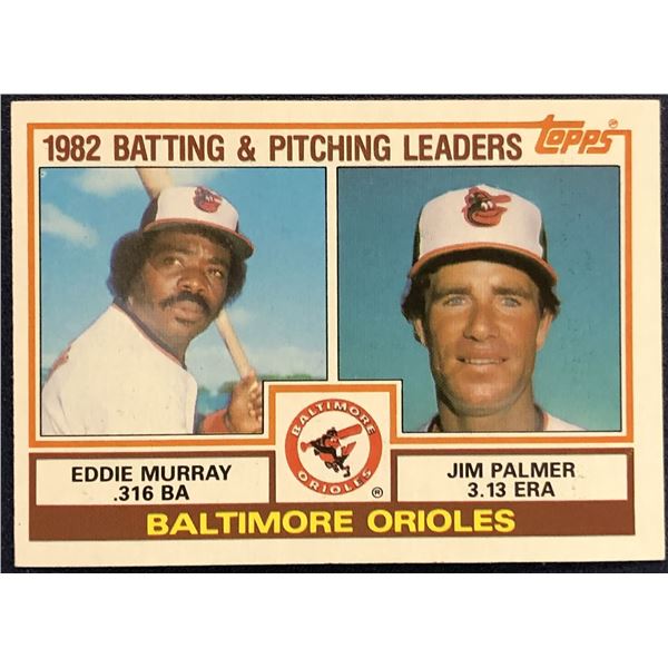 1983 TOPPS EDDIE MURRAY / JIM PALMER (HOF)