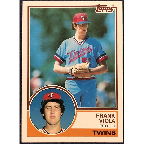 1983 TOPPS FRANK VIOLA ROOKIE CARD
