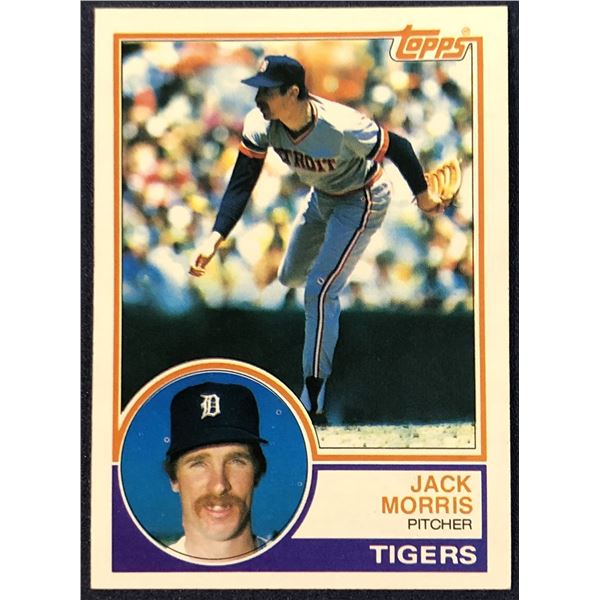 1983 TOPPS JACK MORRIS (HOF)