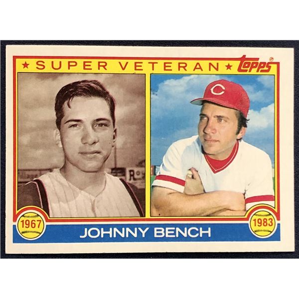 1983 TOPPS JOHNNY BENCH (HOF)