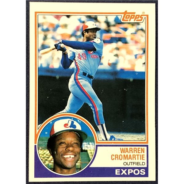 1983 TOPPS WARREN CROMARTIE