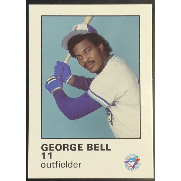 1987 TORONTO BLUE JAYS FIRE DEPT - GEORGE BELL