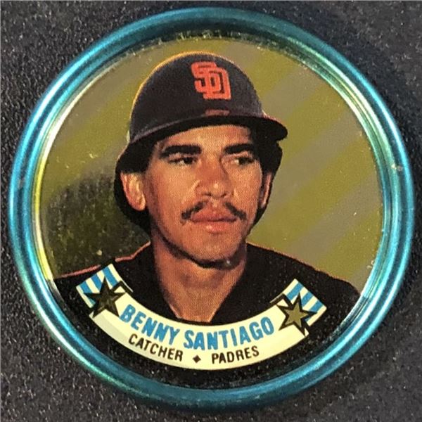 1988 TOPPS BASEBALL COIN - BENITO SANTIAGO