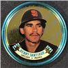 Image 1 : 1988 TOPPS BASEBALL COIN - BENITO SANTIAGO