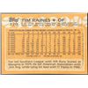 Image 2 : 1988 TOPPS TIM RAINES (HOF)