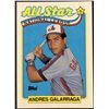 Image 1 : 1989 TOPPS ANDRES GALARRAGA