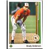 Image 1 : 1989 UPPER DECK BRADY ANDERSON ROOKIE CARD