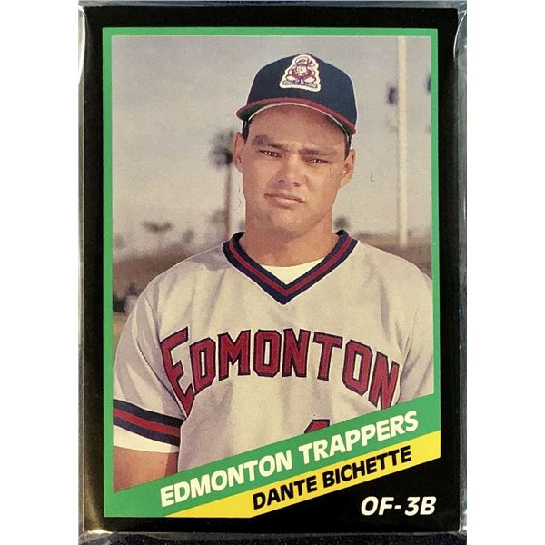 1988 CMC MiLB EDMONTON TRAPPERS TEAM SET - DANTE BICHETTE