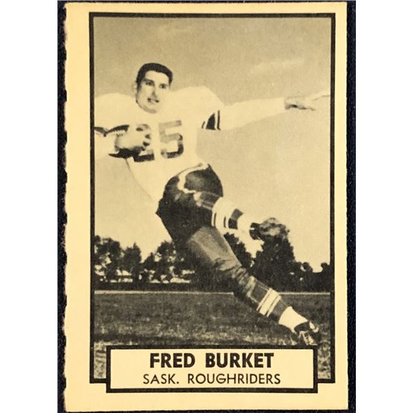 1962 O-PEE-CHEE CFL FERD BURKET