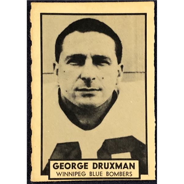 1962 O-PEE-CHEE CFL GEORGE DRUXMAN