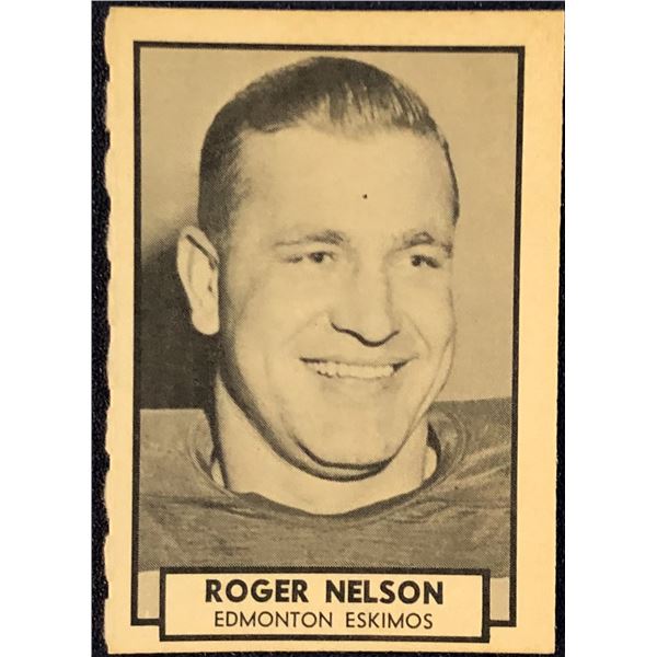 1962 O-PEE-CHEE CFL ROGER NELSON