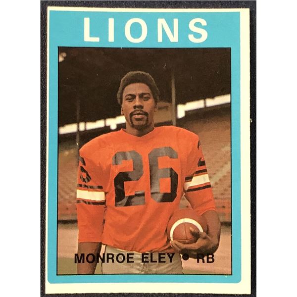 1972 O-PEE-CHEE CFL MONROE ELEY