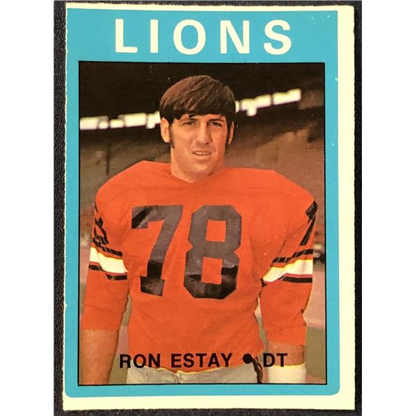 1972 O-PEE-CHEE CFL RON ESTAY (HOF)