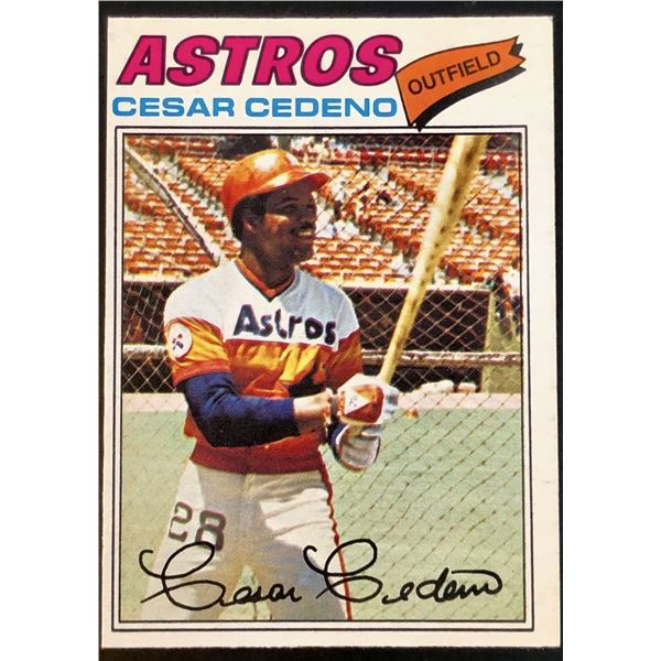 1977 O-PEE-CHEE CESAR CEDENO (HOF)