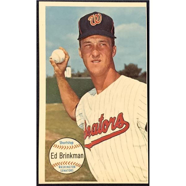 1964 TOPPS GIANT CARD - ED BRINKMAN