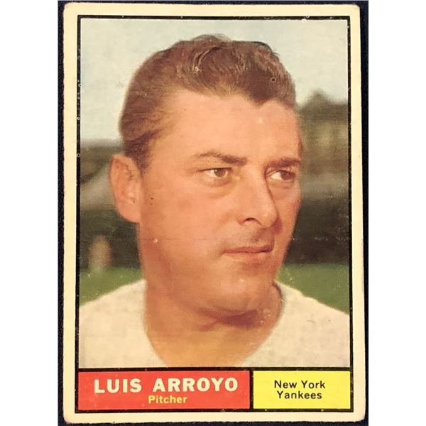 1961 TOPPS BASEBALL LUIS ARROYO