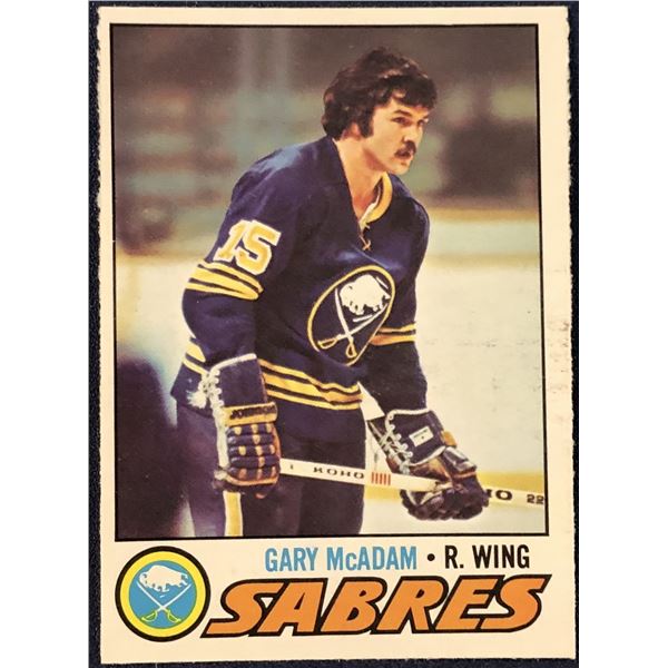 1977-78 O-PEE-CHEE NHL GARY McADAM