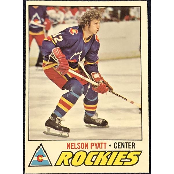 1977-78 O-PEE-CHEE NHL NELSON PYATT