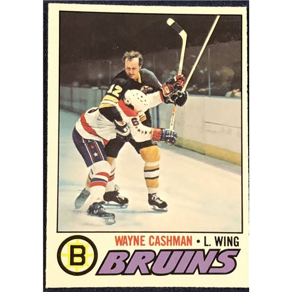 1977-78 O-PEE-CHEE NHL WAYNE CASHMAN