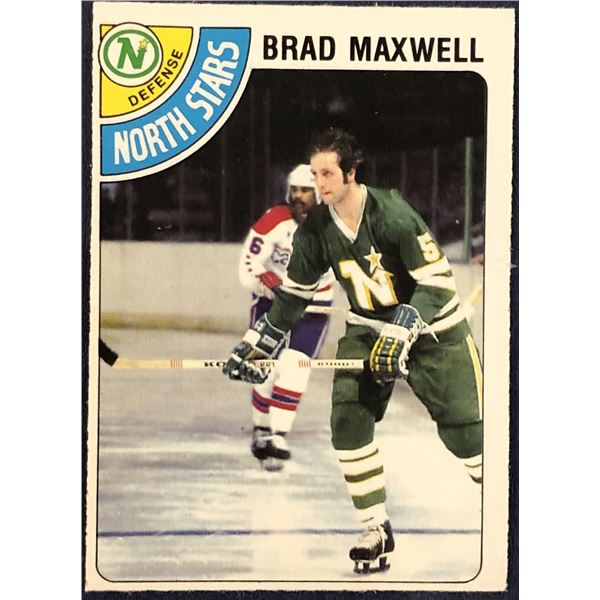 1978-79 O-PEE-CHEE NHL BRAD MAXWELL ROOKIE CARD