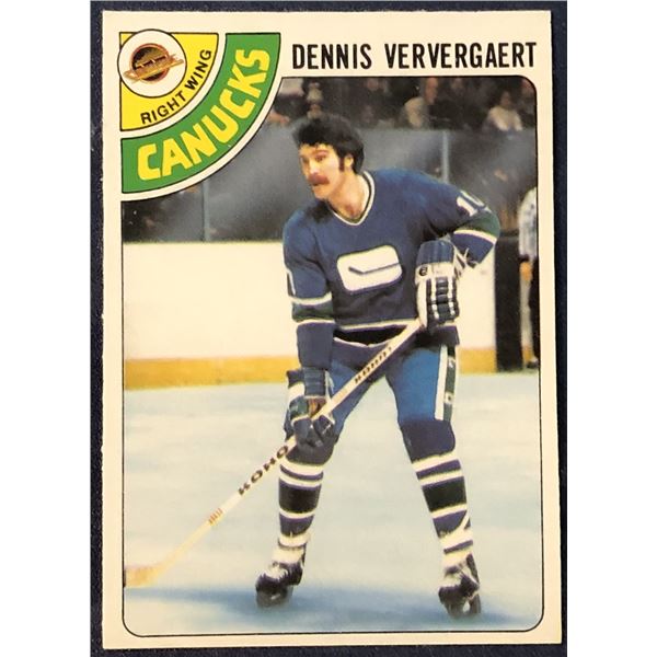 1978-79 O-PEE-CHEE NHL DENNIS VERVERGAERT