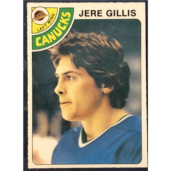 1978-79 O-PEE-CHEE NHL JERE GILLIS ROOKIE CARD
