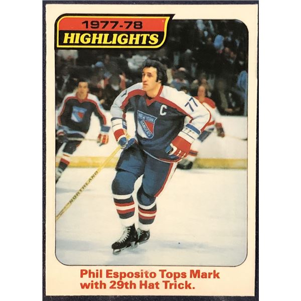 1978-79 O-PEE-CHEE NHL PHIL ESPOSITO (HOF)