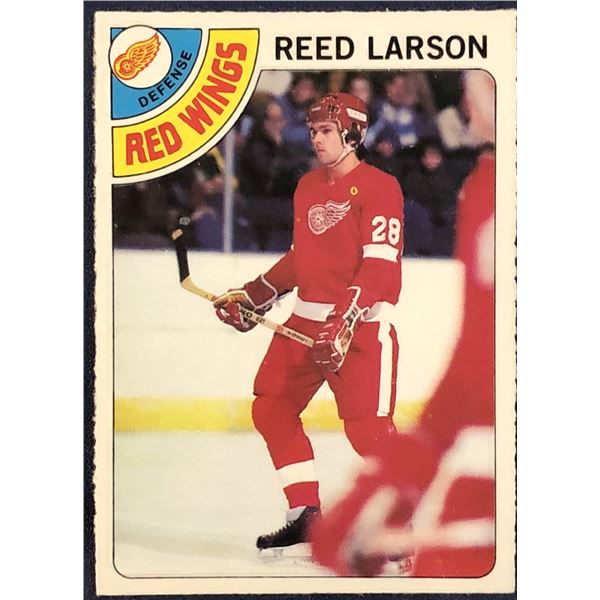 1978-79 O-PEE-CHEE NHL REED LARSON ROOKIE CARD