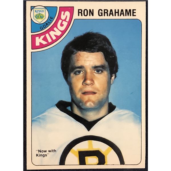 1978-79 O-PEE-CHEE NHL RON GRAHAME ROOKIE CARD