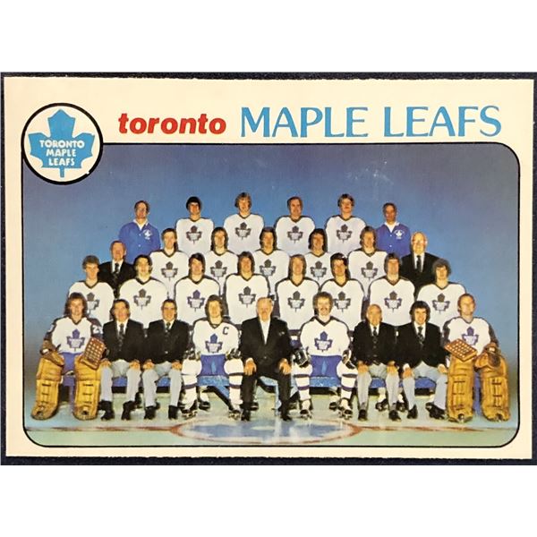 1978-79 O-PEE-CHEE NHL TORONTO MAPLE LEAFS