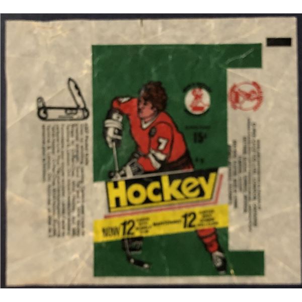 1977-78 O-PEE-CHEE WHA HOCKEY WRAPPER