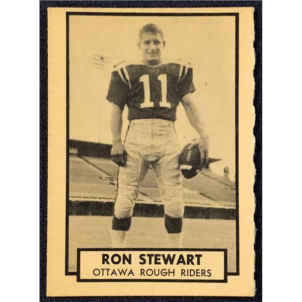 1962 O-PEE-CHEE CFL RON STEWART (HOF)