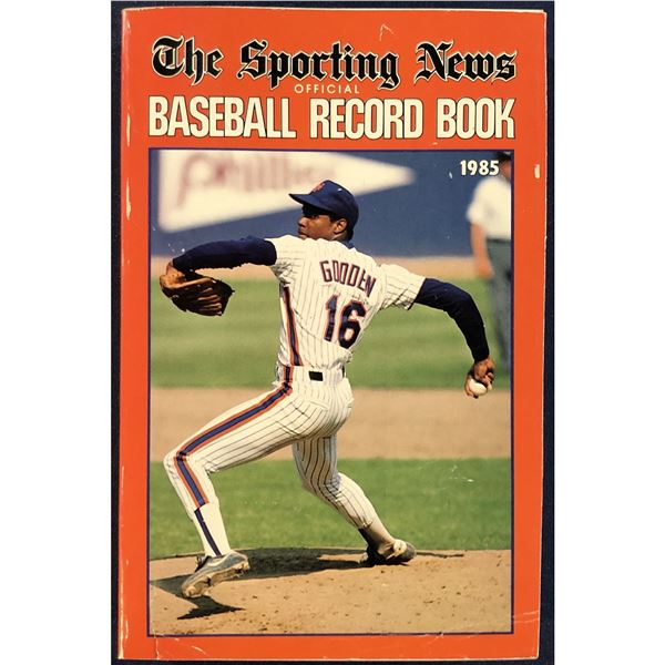 1985 SPORTING NEWS BASEBALL RECORD BOOK - DOC GOODEN COVER
