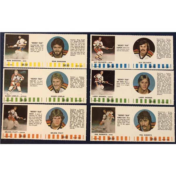 1976-77 COLORADO ROCKIES NHL PUCK BUCKS GAME CARD COLLECTON