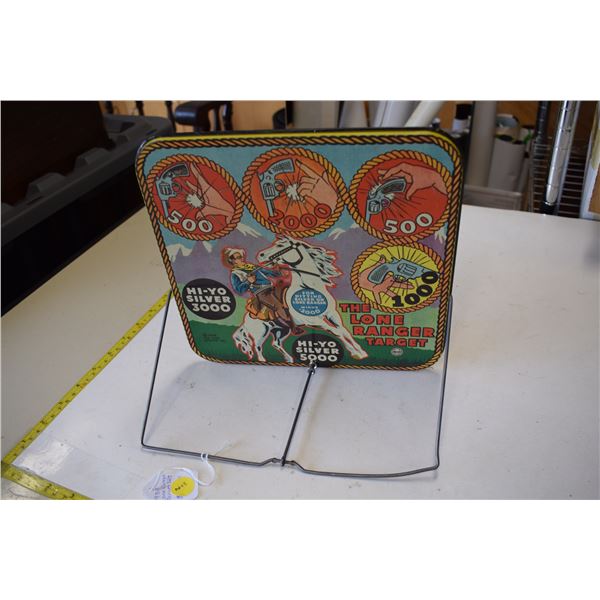 1938 Marx Lone Ranger Litho Tin Target