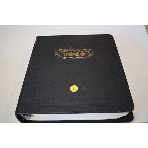 Togo Stamp Album w/ Lots of Stamps